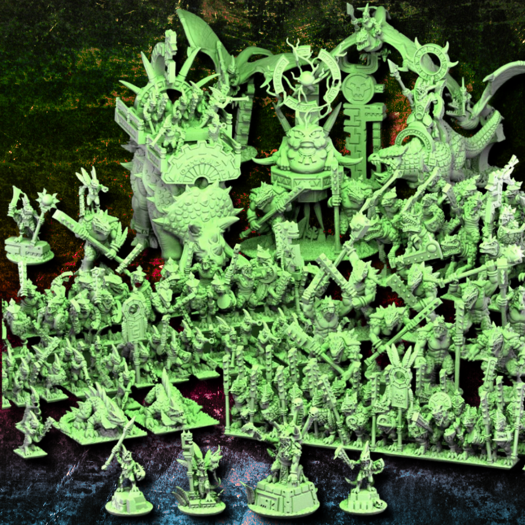 10mm Reptilian Army