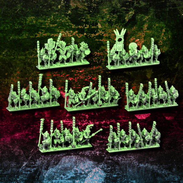 10mm Reptilian Army