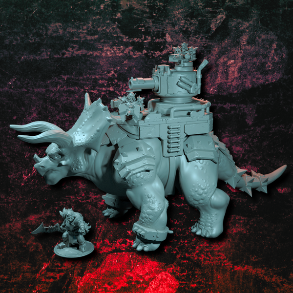 Orc Triceratops Cannon Platform