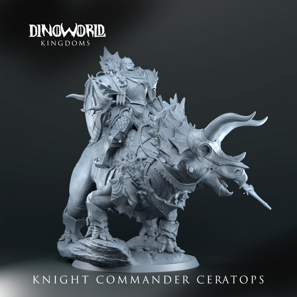 Knight Commander Ceratops Mounted