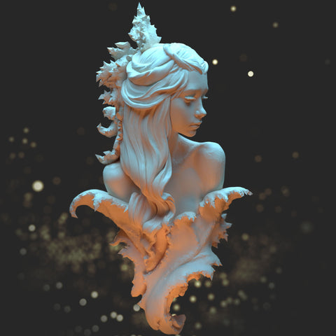 Fae in Pricky Leaves - Bust