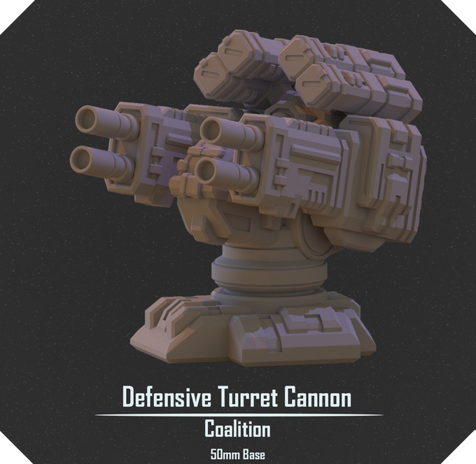 Defensive Turret Cannon - Coalition